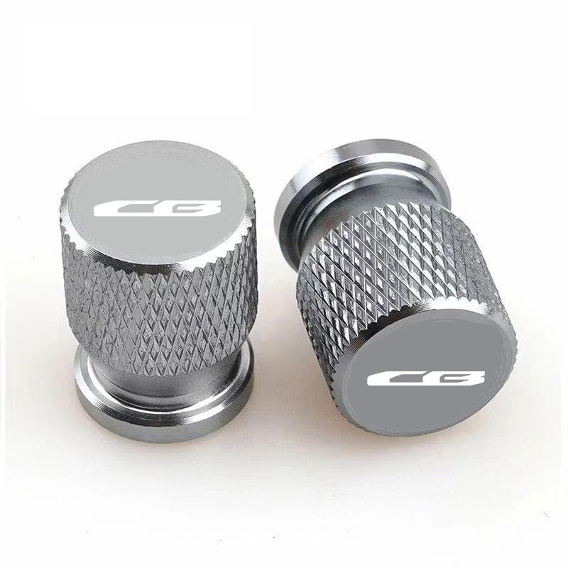 Motorcycle Accessories For Honda Cb400 Cb125r Cb190r Cb250r Cb150f Cb 650R 1000R Cb1100 Cb1300 Wheel Tire Valve Caps Stem Cover aja256