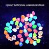 14mm Home Decors Luminous Stone Artificial Cobblestone Garden Decoration Glowing Pebbles Gravel