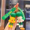Creative Cartoon Long-legged Frog Doll Keychain Female Cute Creative Couple Key Chain Ring Bag Gift Pendant