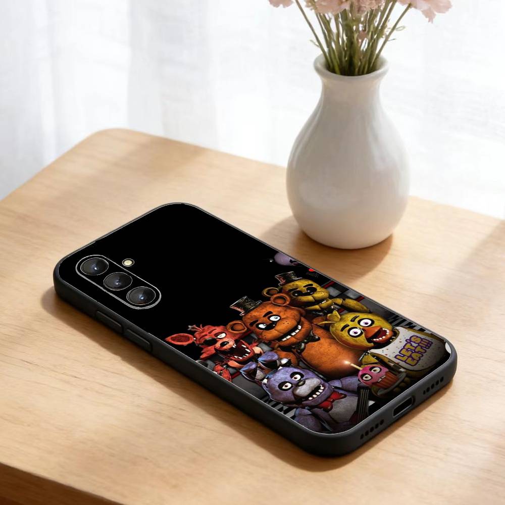 Чехол для телефона Five Nights at Freddy's для Samsung Galaxy A73, A72, A71, A70, A52, A51 Другие Мягкий Черный Чехол