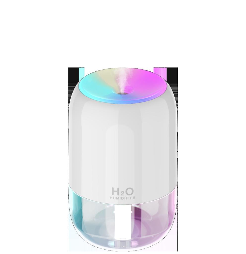 1 шт. USB-увлажнитель со светодиодной подсветкой, аромадиффузор, очиститель воздуха, туманообразователь, освежитель воздуха для спальни, дома, автомобиля, офиса