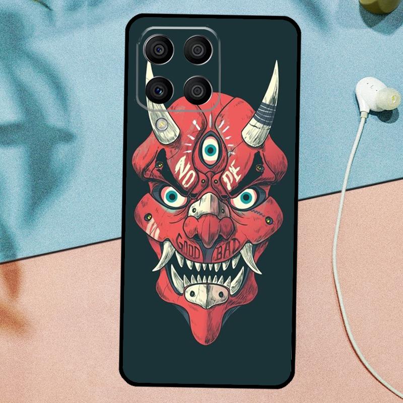 Чехол Oni Hannya Mask для Samsung Galaxy M21 M31 M11 M13 M33 M53 M16 M06 M12 M14 M15 M35 M55 M34 M54 M32 M52