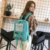 Creative Robot Design Backpacks for Girls Funny Games Console Pattern Backpack for Women Cute Cartoon Canvas Backpack Travel Bag