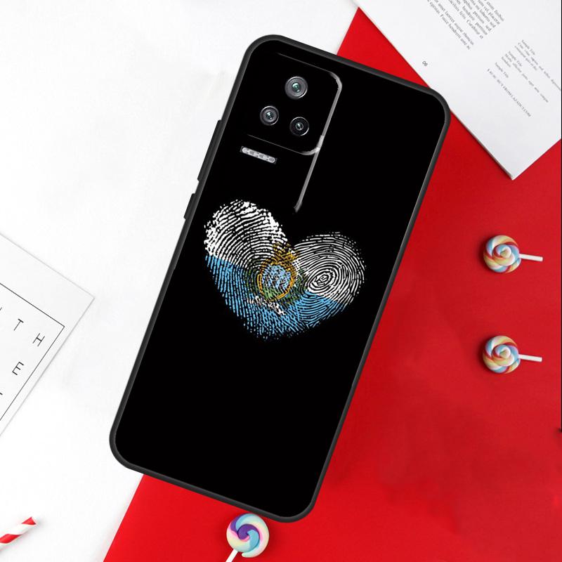 Чехол с флагом Сан-Марино для Xiaomi 13T 11T 12T 14T Pro 13 14 15 Ultra POCO X7 Pro X3 X5 X6 F5 F6 M6 Pro