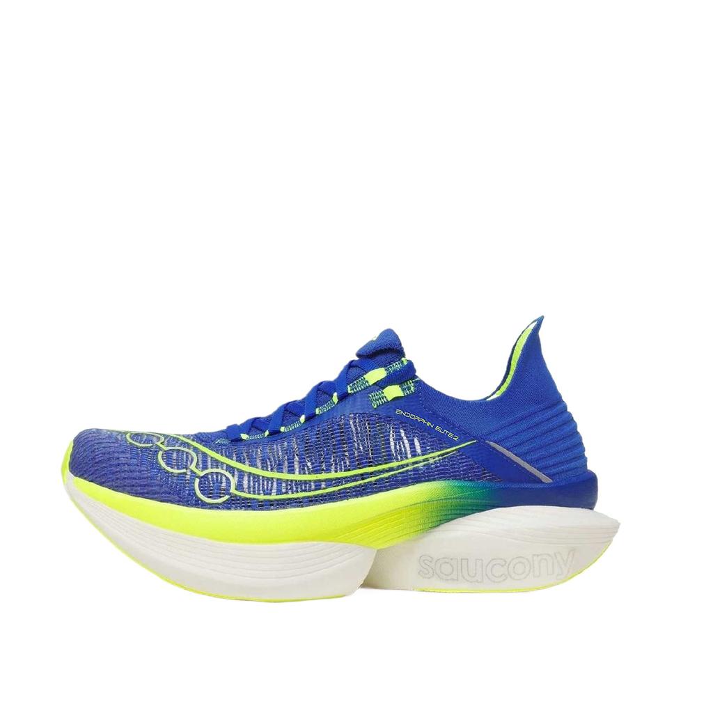 SAUCONY ENDORPHIN ELITE 2 Низкие беговые кроссовки Мужские Сине-желтые S30994-285