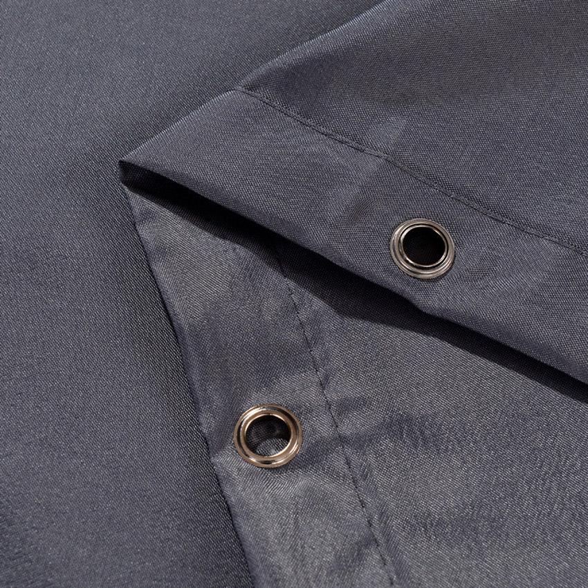 Темно-серая занавеска для душа, однотонная, водонепроницаемая, занавеска для ванной, для ванной, чехол для купания, очень большой, широкий, 12 крючков