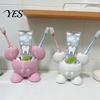 Storage Rack Toothbrush Holder, 3D Printed Durable PLA Rack, Color Bathroom Holder Partitioned Design, Cartoon Shape Compact Organizer Decor