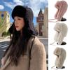 Warmth Lei Feng Hat Thickened Plush Hood Cap Fashion Extended Ear Protection Hat