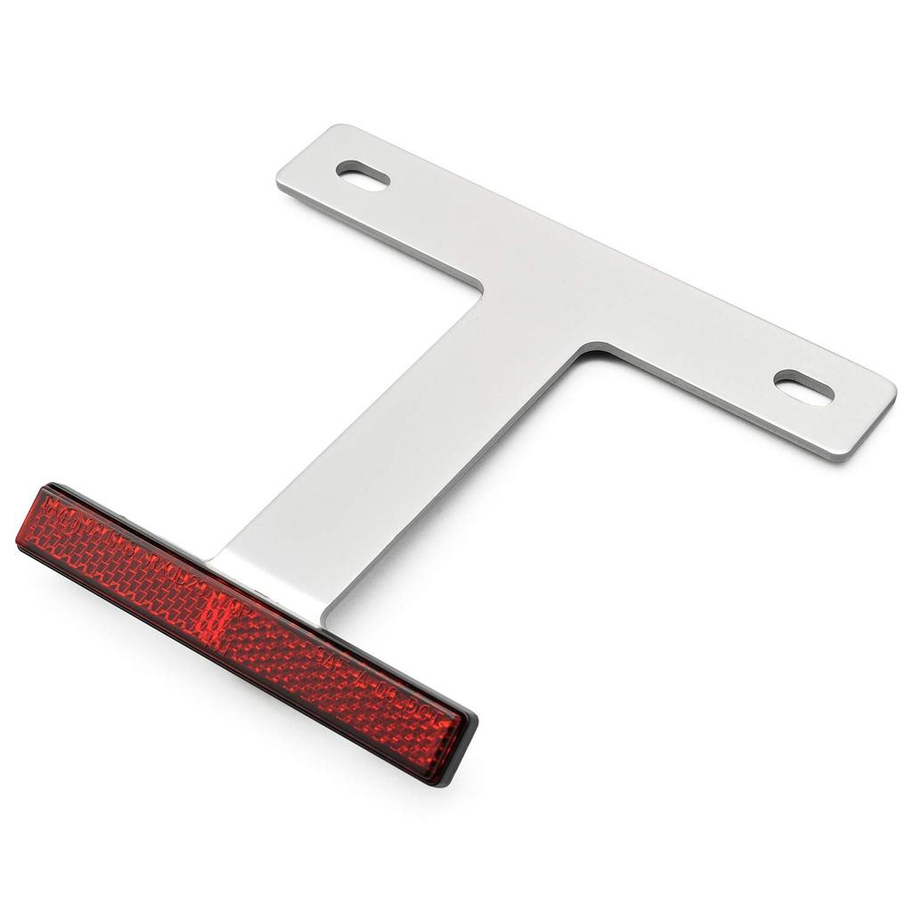 Daytona 94549 Motorcycle Reflector, Compatible with 21 Year New Standards, Angle 40°, Aluminum, Slim Reflector, Clear