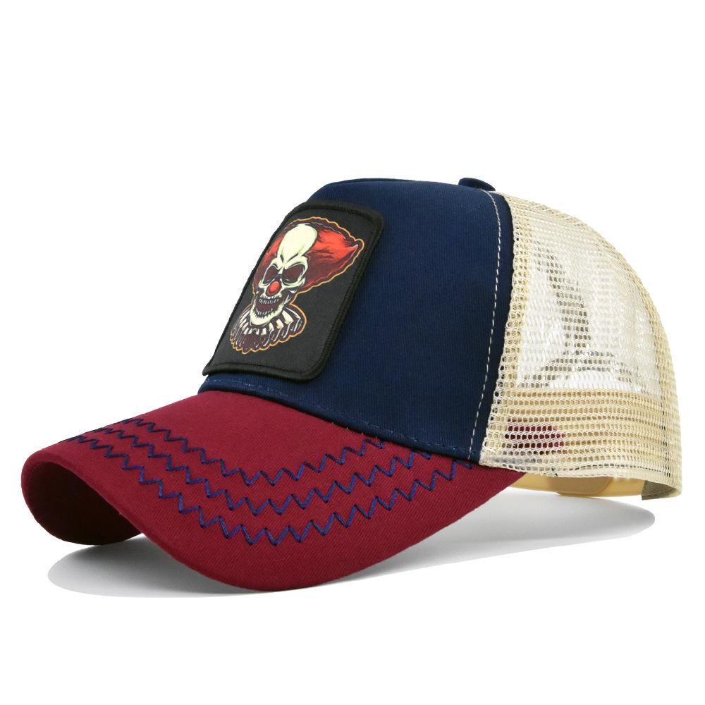 Нашивки Аниме Бейсболки Мужские Женские Snapback Кепки Уличная Одежда Хип-Хоп Кепки с Козырьком Сетчатые Дышащие Кепки Папа Солнцезащитные Кепки Унисекс Кепки Тракеры