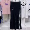Женские модные вязаные спортивные брюки Kappa Cross Label, прямые брюки с микро-растяжкой
