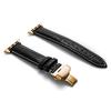 Кожаный ремешок для Apple Watch band 44мм 40мм 45мм 41мм 49мм 42мм 38мм Бабочка Пряжка Браслет iwatch серия 3 5 6 se 7 8 ultra