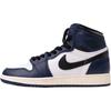 Кроссовки Air 1 Retro High OG GS высокие для баскетбола белые/синие унисекс FD1437-401