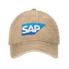 Повседневные кепки Хип-хоп кепка Хлопковая бейсболка SAP Индивидуальная регулируемая кепка тракер для унисекс WoUnisex