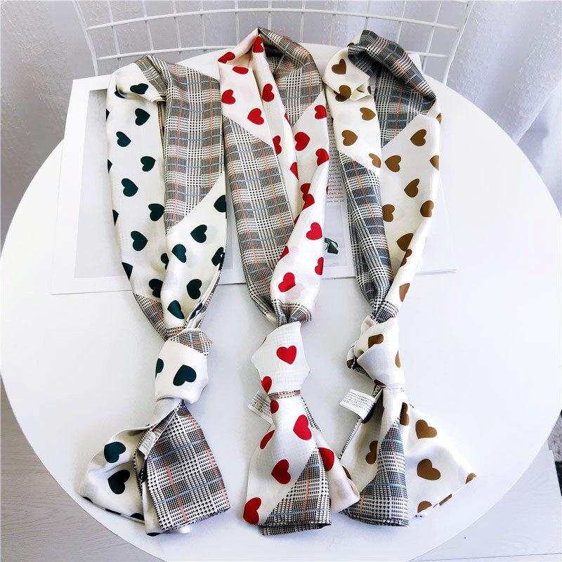 New Scarves Silk Scarves Women'S Spring And Autumn Season Long Decorative Professional Scarves Summer Thin Styles Paired With Shirts Stylish