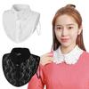 Lace False Collar White Black Neckline Clothes Accessory Lapel Half Shirt Women Girls