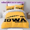 Rugby logoPattern Bedding Quilt Set Quilt Cover Pillowcase Home Decoration Birthday Gift (1 * duvet cover + 2 * pillowcase, without core)