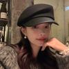 French Elegant Wool and Leather Octagonal Hat Women's Autumn and Winter Trendy Versatile Little Painter's Hat Newsboy Hat