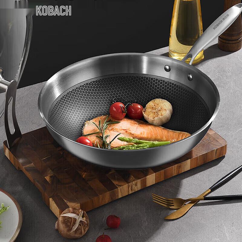 Вок Kangbach из нержавеющей стали 304, 32 см