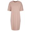 Build Your Brand Womens/Ladies Organic Slit Hem Oversized T-Shirt Dress