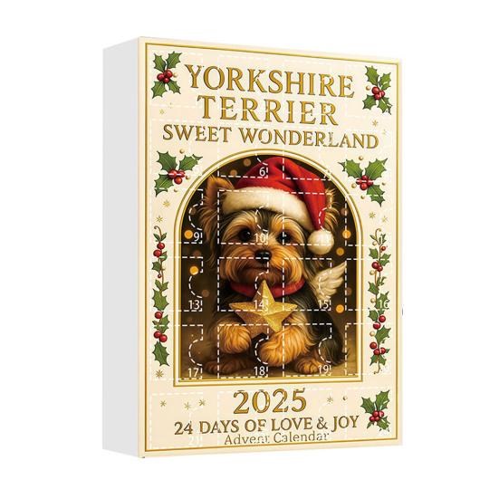 Календарь Адвента Caw-F 2025 Куриные украшения 24-дневная коробка для отсчета времени Подвесной декор для рождественской елки Многофункциональное праздничное украшение для детей