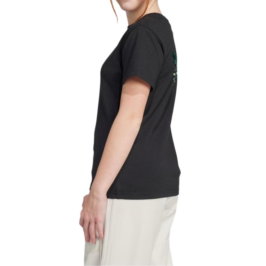 Adidas Originals x Minecraft T Shirt Black Teenagers JZ9940