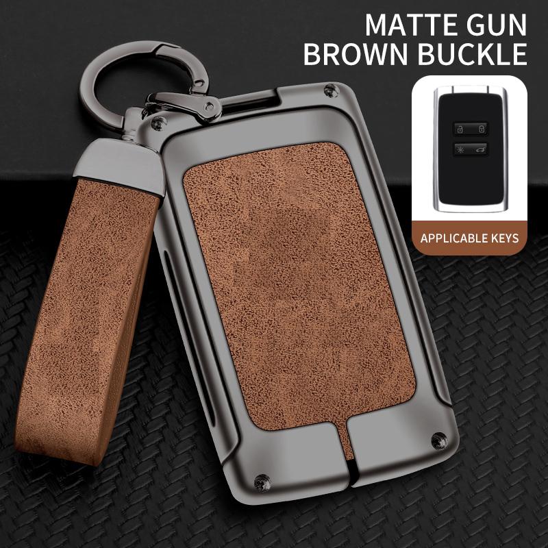 Металлический чехол для автомобильного ключа сумка для Renault Koleos Captur Megane Clio Scenic Talisman Kangoo Laguna Twingo Arkana для Dacia Sandero Card