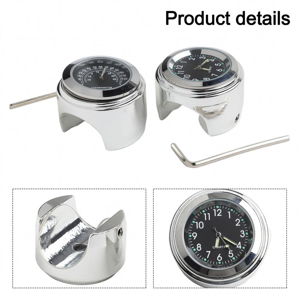 22-25mm Handlebar Clock Clock Watches 7/8\\\" Luminous Function