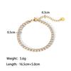 Yori Stainless Steel Cubic Zirconia Bracelet Waterproof Hypoallergenic Summer Seaside Beach Trendy Jewelry