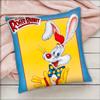 Мультяшная анимация Р-Роджер Р-Кролик Наволочка Квадратная Спальня Диван Досуг Комфорт Подушка Автомобиль Гостиная Дом Украшение