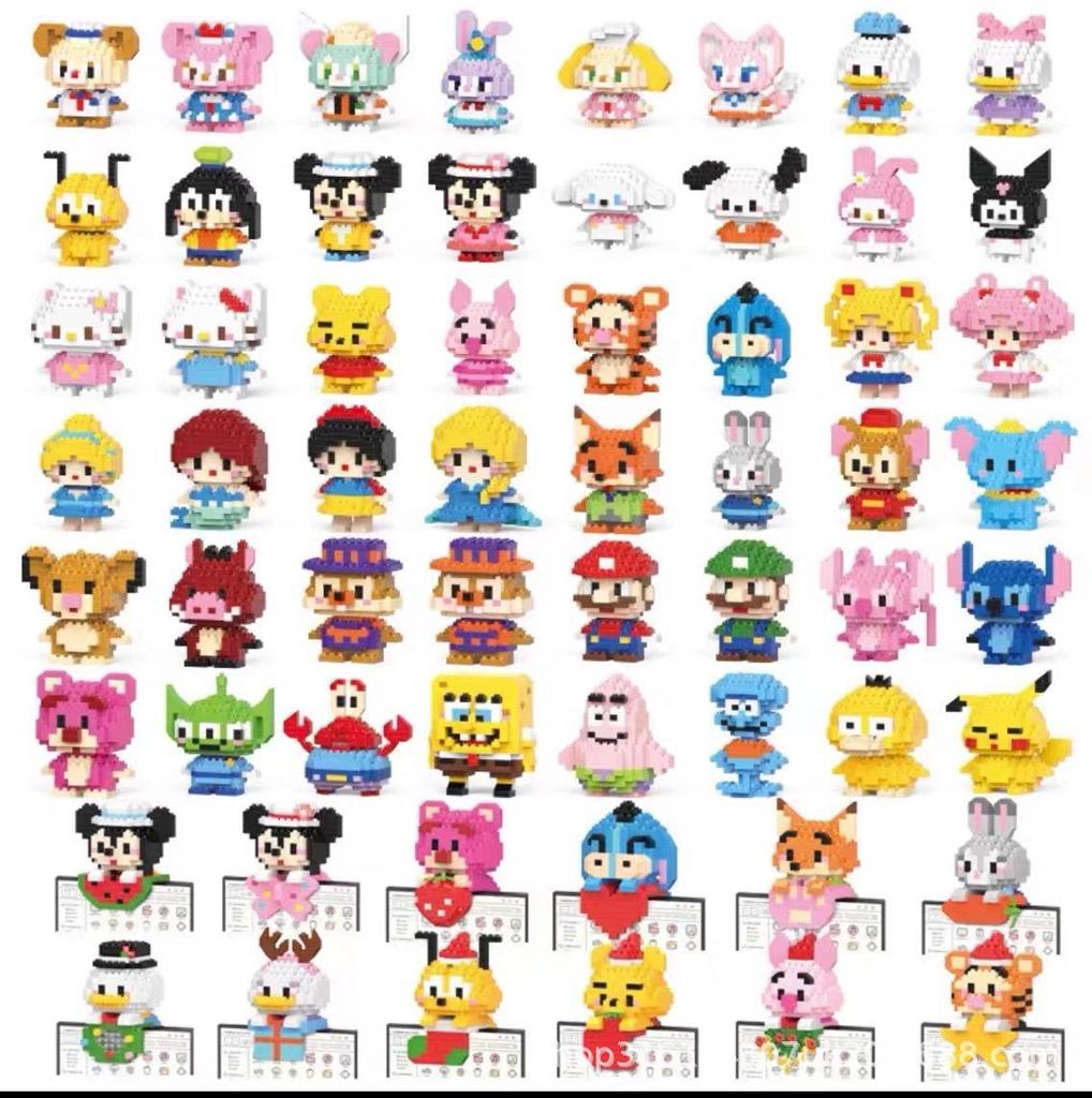 Мультяшная Фигурка Звезда Дай Лу Совместимый Микро-Строительный Блок Образовательная Игрушка