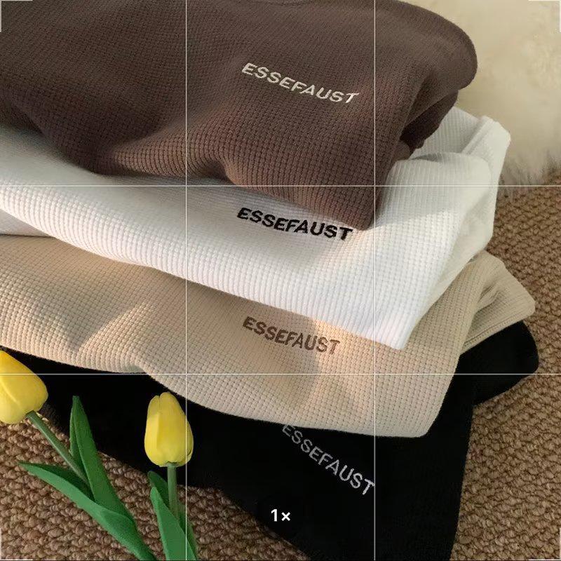 Мужская японская трендовая вафельная футболка с коротким рукавом, свободного кроя, в стиле кэжуал