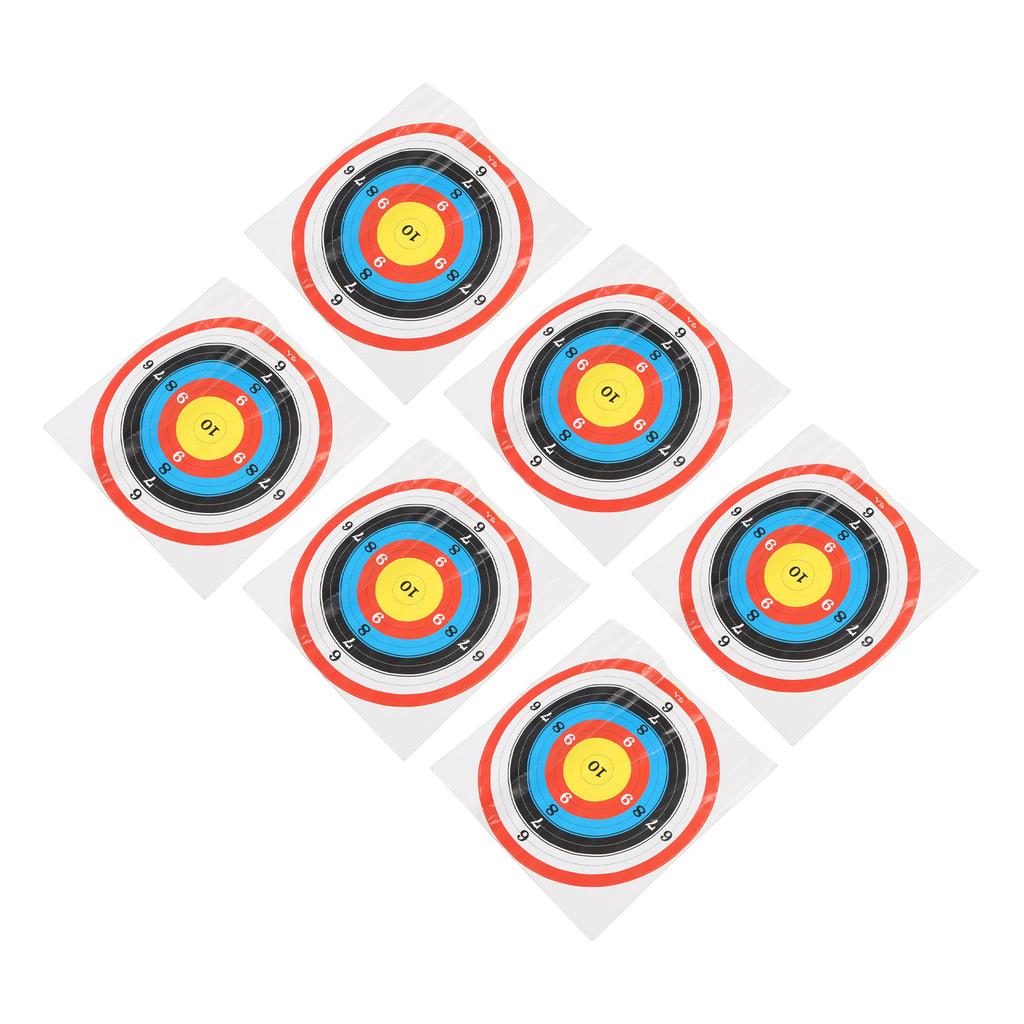 10PCS Shooting Targets Self Adhesive Round Paper Shooting Targets Stickers for Aiming Training