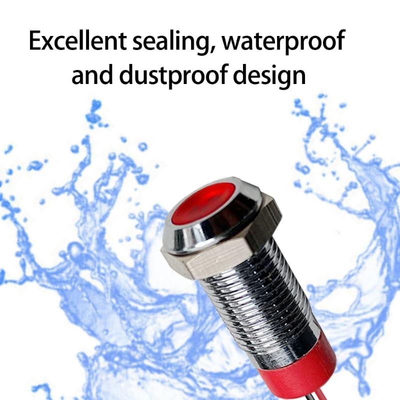 Сигнальные огни высокой видимости Металлические сигнальные индикаторы Напряжения 220 В Для панели управления оборудованием и DIY-приложений