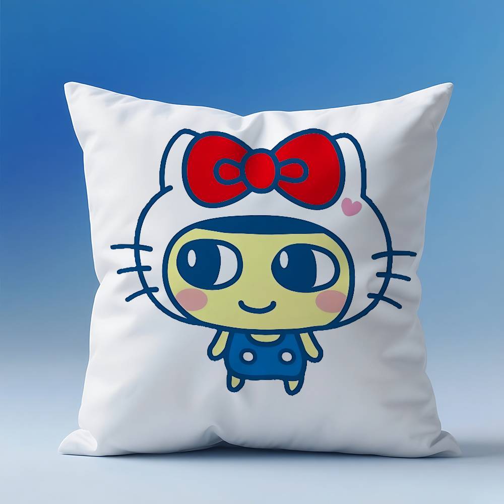 Cute TamagotchiS Cushion Cover For Living Room Bedroom Sofa Square Office Decorative Pillowcase Soft Throw Pillows Gift
