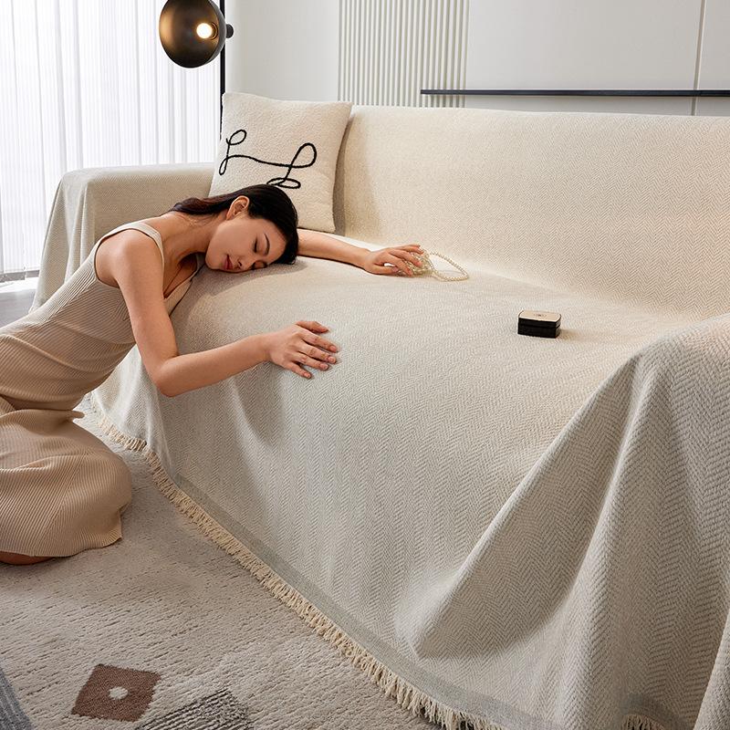 Серый Чешуйчатый Узор Шенилл Чехол для Дивана Диванное Полотенце Универсальное для Четырех Сезонов Анти-Кот Моющийся Диванный Плед Защита Подушки