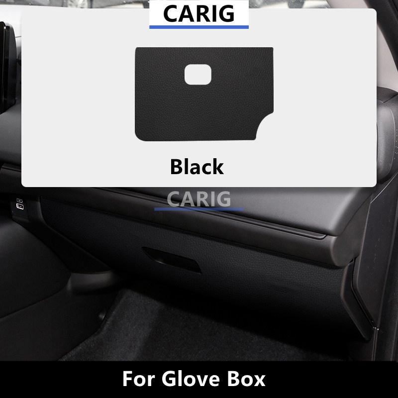 For HONDA VEZEL 22-26 Leather Door Anti-kick Sticker Modified Carbon Fiber Pattern Interior Film Accessories Modification