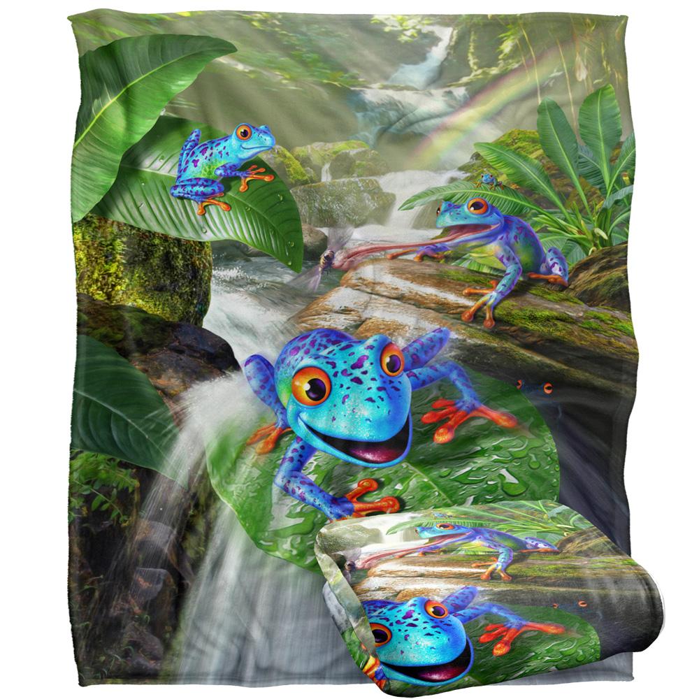 JQ Licensing Плед Jlo Silky Frog Супермягкий