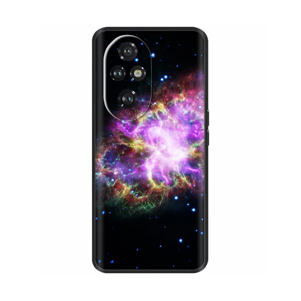 Чехол для Honor 200 Pro Милый Мягкий Силикон ТПУ Чехол Funda для Honor 200 Pro honor200 Чехол для Телефона Черный Capas Для Honor 200 Lite