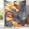 Kawaii Pokemon Pikachu Cartoon Flannel Blanket,Ultra Soft Warm Plush Throw for Home Bedroom Bed Sofa Cover Office Camping gift