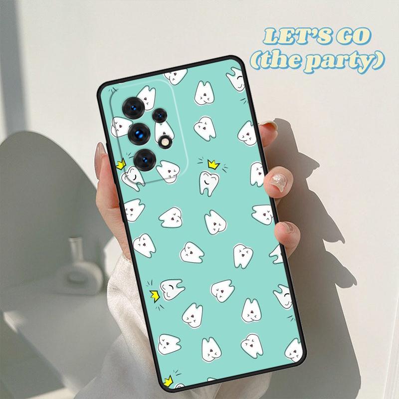 Стоматологические определения Чехол для телефона с зубом Для Samsung Galaxy A42 A31 A40 A51 A71 A32 A80 A91 A52 A72 A20e A21S A50 A70 A11 A12 Чехол