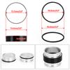 1 Piece 2.0" 2.5" 3.0" 3.5" 4.0" Clamp System Assembly Exhaust V-band Clamp Quick Release For OD Exhaust/Intercooler Pipe/Turbo