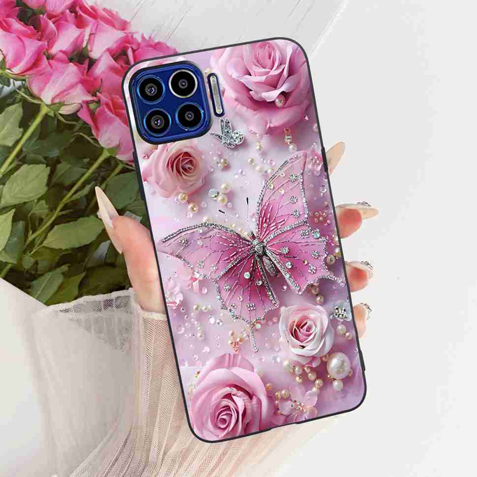 For Motorola One 5G 6.7" Case Latest Popular Prints Silicone TPU Black Cover For Motorola One MOTO ONE 5G Phone Cases Bumper