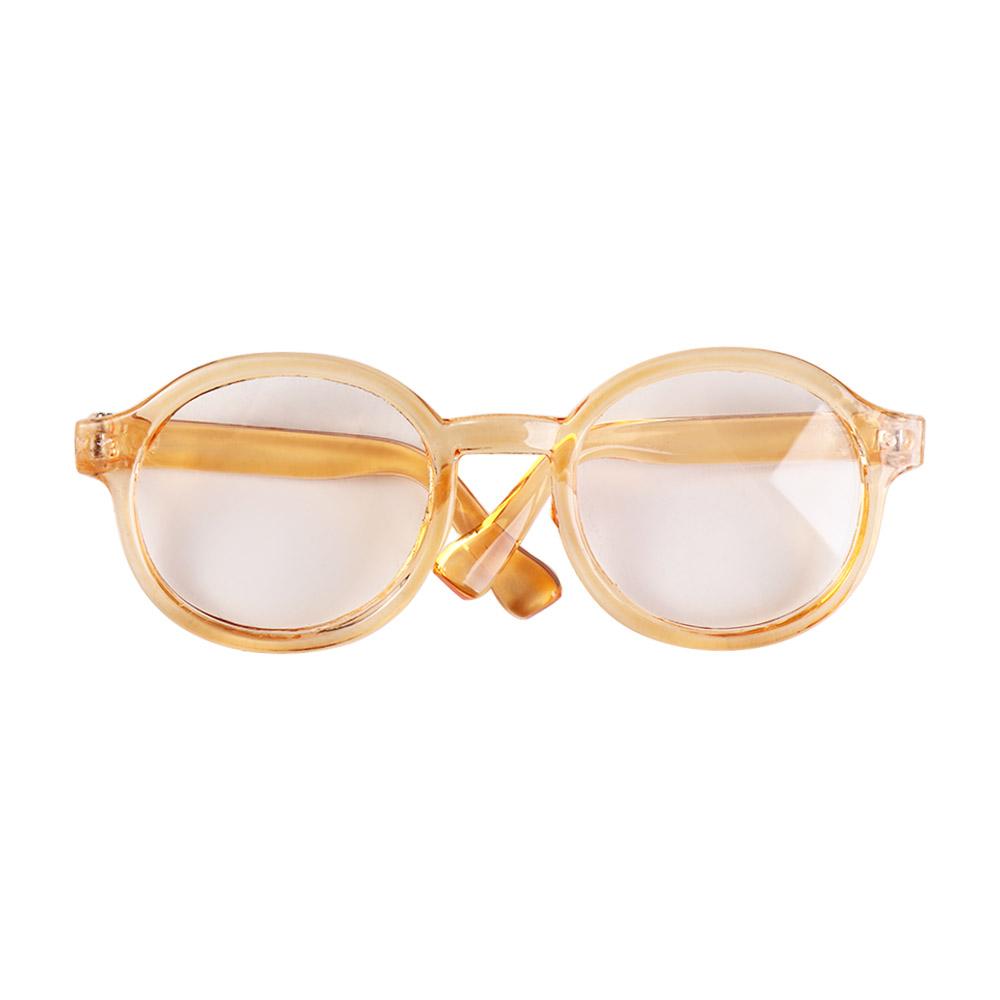 1.1cm 9cm Transparent Plastic Glasses For 1/1 1/1 1/1 BJD Blyth Doll Labubu Plush Toy EXO Doll Sunglasses DIY Accessories