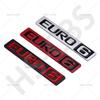 3D Металлический Значок-Эмблема EURO6 EURO 6 Наклейки на Дверь, Крыло, Багажник Кузова Автомобиля