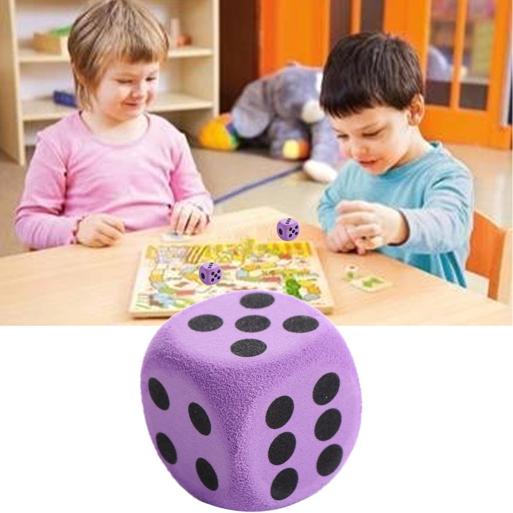 Soft Sponge Solid Dice Sponge 3.8cm Dot Dices Vent Toy Foam Dot Dice Boys