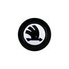 lbrdy0 1pcs Car Steering Wheel Logo Emblem Cover Sticker for Skoda Octavia Yeti VRS Roomster Citigo Combi Visions Enyaq RS iV Deriv