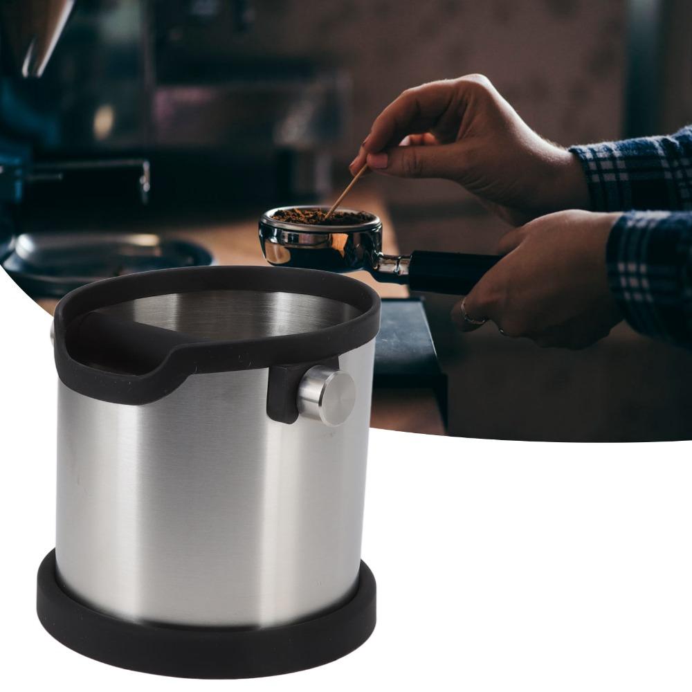 60.8oz Capacity Espresso Knock Box 1800ML Capacity Coffee Grounds Container For Barista
