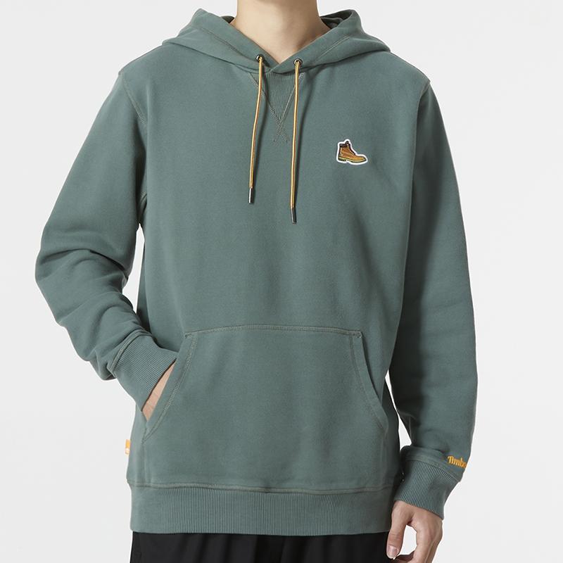 Timberland Af Boot Logo Hoodie Sweatshirt Solid Color Sports Casual Hoodie Men Hoodies Green A6991-392