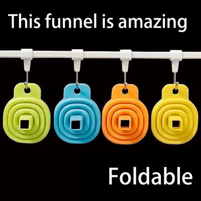 1/3 шт. Складная воронка, силиконовая складная воронка, портативные воронки для топливного бункера, складные воронки для пива/масла, кухонные принадлежности